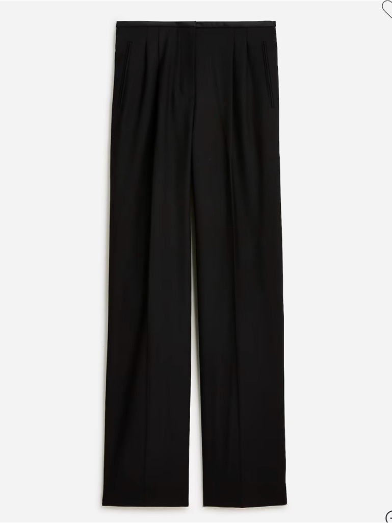 J.Crew Collection Tollegno Tuxedo Pants